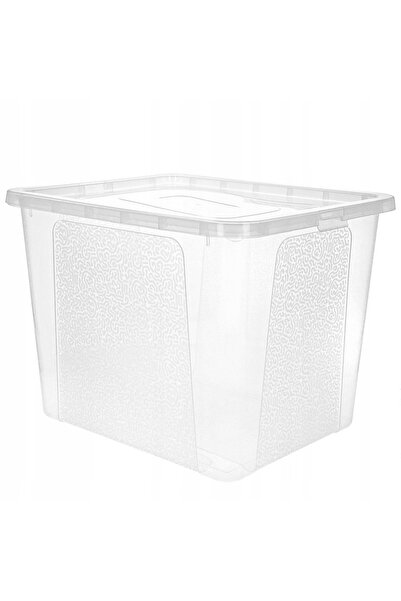 Vilde CONTAINER CUTIE DE DEPOZITARE PE ROȚI, CU CAPAC TRANSPARENT, 30 L