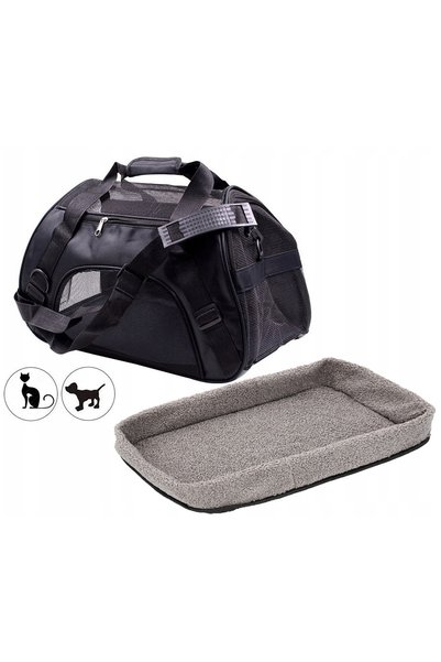Korbi TRASPORTER – GEANTĂ DE UMĂR PENTRU PISICI ȘI CĂȚEI 25 cm x 52 cm + COVO...