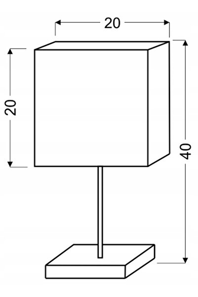 Candellux Lampă de masă cajman 41-57405 argintiu, lemn, 1x E14