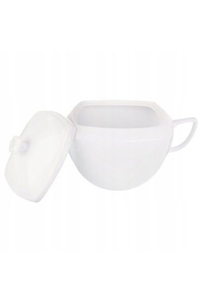 NO BRAND Waza PORȚELINĂ vas mare pentru supă și găluște, cu capac, 3,5L