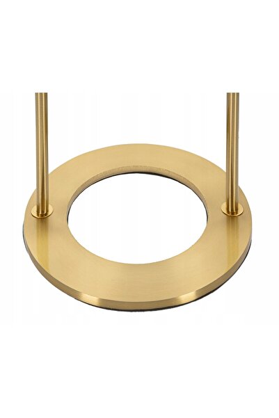 NO BRAND Lampă de masă decorativă pentru living, auriu, 50cm, glob alb.