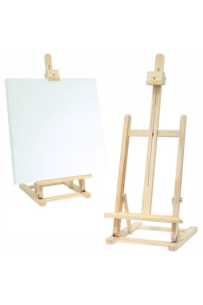 artist Șevalet de masă din lemn pentru pictură, reglabil, 56 cm