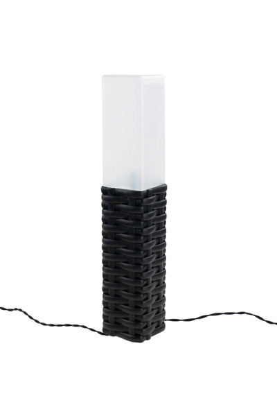 Martom LAMPĂ DE GRĂDINĂ ALIMENTATĂ SOLAR DIN RATAN CU LED, 4 BUCĂȚI, LUMINI C...