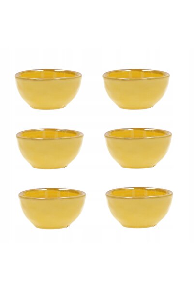 NO BRAND ROSE&TULIPANI CONCERTO OCRA Set de 6 boluri rotunde 7 cm