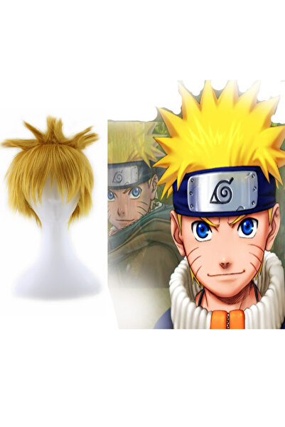 Korbi Perucă anime Naruto Akatsuki Galben Manga W53