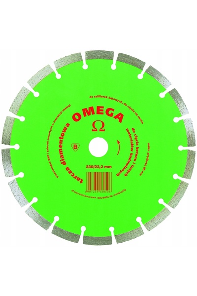 IN CORPORE DISC SEGMENTAT CU DIAMANTE OMEGA 125MM - TD-125 OMEGA