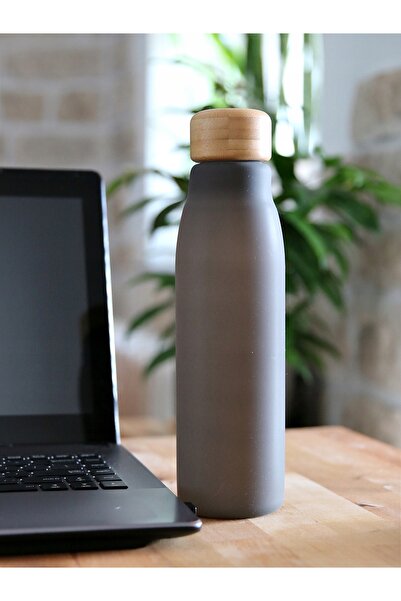 MPLCO Sticlă de apă din sticlă pentru sală, ecologică, 600 ml, cu capac de ba...
