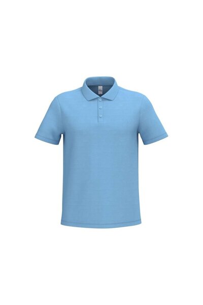 iDeal Basic Tricou polo bărbătesc din bumbac piqué 200 g/m², croială dreaptă,...