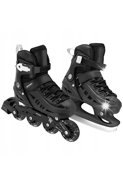 Spokey Patine cu rotile 4-în-1, patine recreative, reglabile, pentru copii, m...