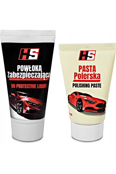 HS Kit de restaurare faruri, lustruire lămpi, pastă, tampon, șmirghel