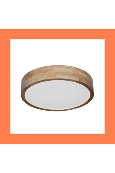 Italux Lampă NORTON Ø40cm LED 24W, din lemn, cu temperatură de culoare reglabilă
