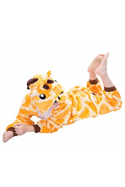 NO BRAND Salopetă pijama Kigurumi Girafă, costum de deghizare, M