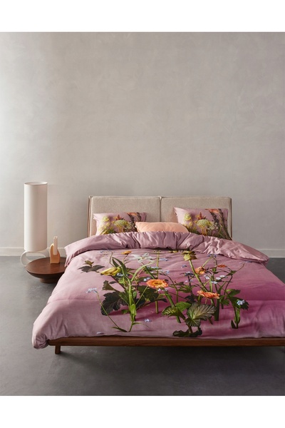 NO BRAND Husă de pilotă Essenza Isaline 160x200cm din bumbac roz