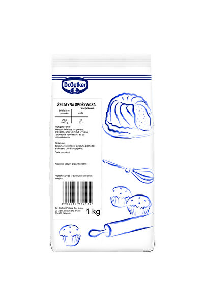 Dr. Oetker Gelatină alimentară de porc 1 kg