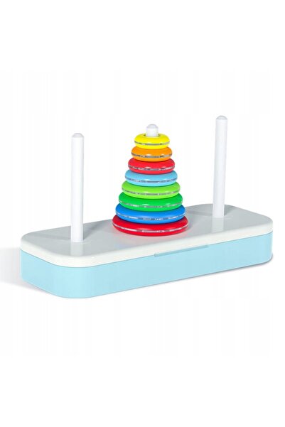 Qiyi Jucărie educativă tip puzzle logic, set de sortare turn, 10 piese, cadou...
