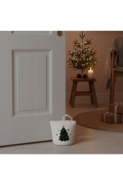 Home Styling Collection OPRITOARE DE UȘĂ DIN POLIESTER, CULOARE NISIP, MOTIV ...