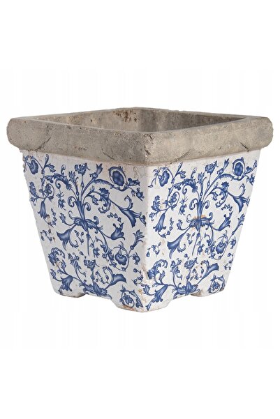 Esschert Design Set de 3 ghivece ceramice antice, vintage, retro