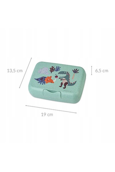 Koziol Cutie de prânz pentru copii, școală, din plastic verde