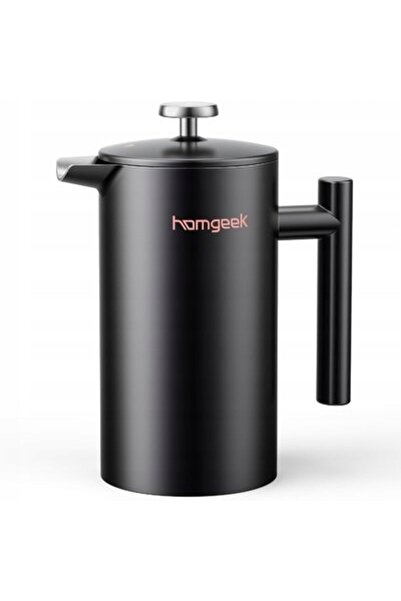 homgeek Aparat de cafea și ceai, tip piston, sticlă 1L