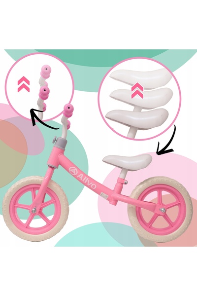 Allvo BICICLETĂ DE ALERGARE BICICLETĂ PENTRU COPII Bicicletă de mers cu roți ...