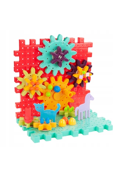 Martom Set de construcție educativ cu roți dințate - 268 piese creative