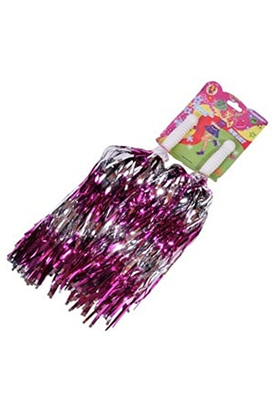 OEM Pompon Majoreta Fucsia Argintiu