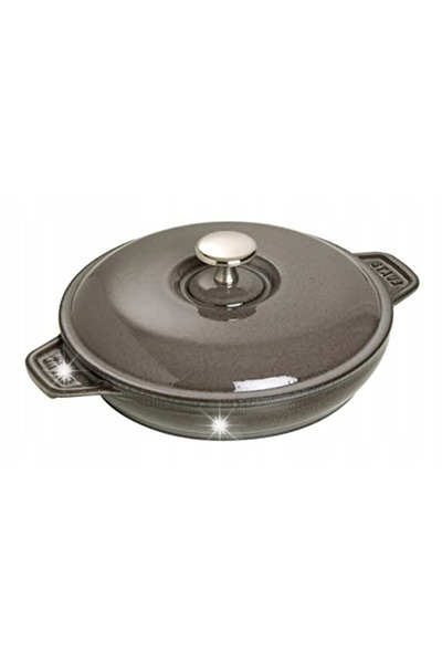 STAUB Oală rotundă din fontă cu capac 20cm, gri
