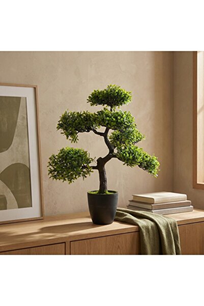 NO BRAND ARBORELE BONSAI ARTIFICIAL ÎN GHIVECI DIN PLASTIC 32 X 32 X 50 CM