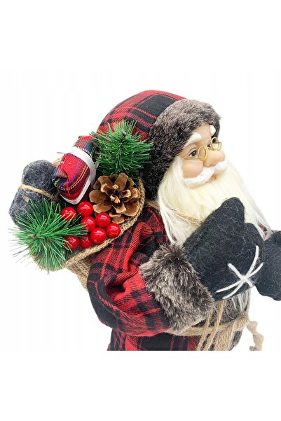 Norimpex Figurină decorativă Moș Crăciun cu cadouri 45cm