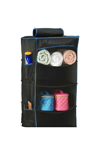 NO BRAND Organizator textil suspendat pentru dulap cu 5 rafturi 34 x 34 x 85 cm