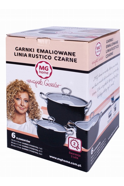 MG HOME SET DE OALE Vase emailate pentru inducție și gaz Gessler