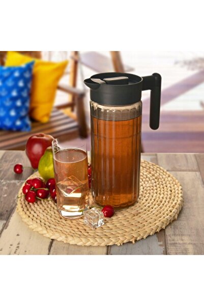 Orion ULCIOR DE STICLĂ PENTRU BĂUTURI: APĂ, SUC, LEMONADĂ, CU CAPAC, 1,5 L