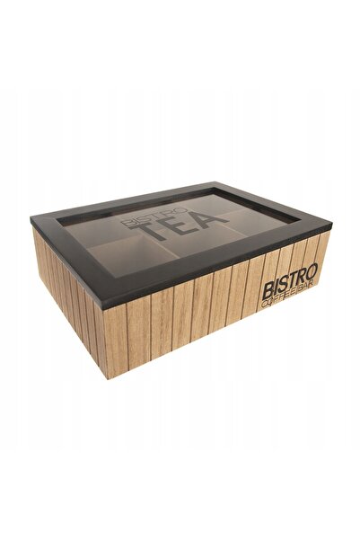 Home Styling Collection Recipient din lemn pentru ceai EXPRESS 259348