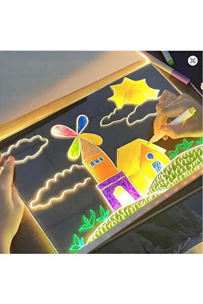 NO BRAND LAMPĂ LED PENTRU COPII PENTRU DESENAT, TABLĂ ILUMINATĂ XL 30*20 cm +...