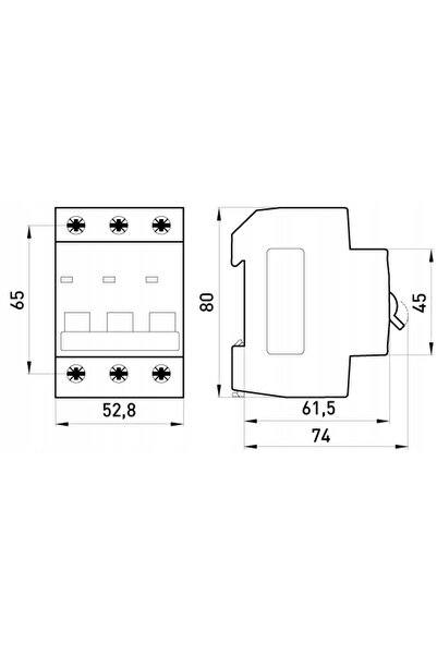 ENEXT Disjunctor MCB.PRO60 3P B16A 6KA - EX-P041026