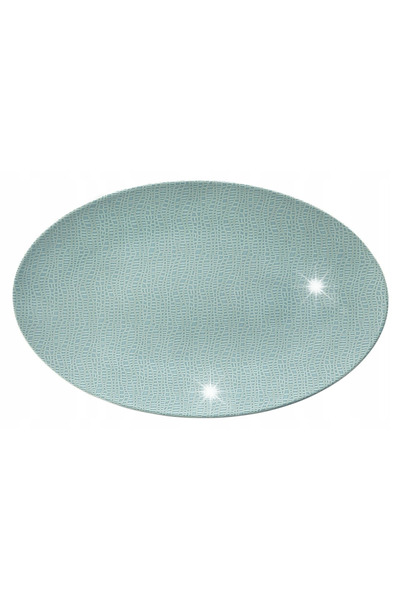 Seltmann- Weiden Bavaria SELTMANN LIFE FASHION GREEN CHIC Platou de servire o...