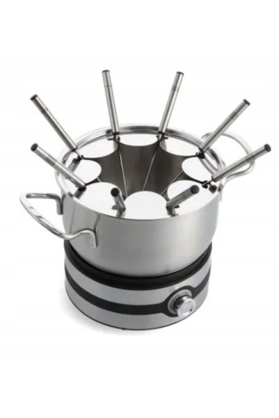 Mauviel Fântână de ciocolată, set pentru fondue de ciocolată, din oțel reglabil