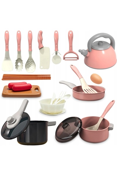 Nobo Kids Bucătărie cu plită cu inducție – Set de gătit – Accesorii – Oală cu...