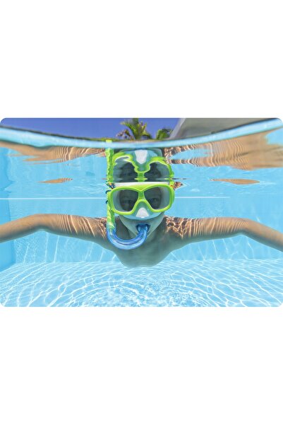 BESTWAY Set de scufundări și înot, culoare verde deschis, mască + snorkel + l...