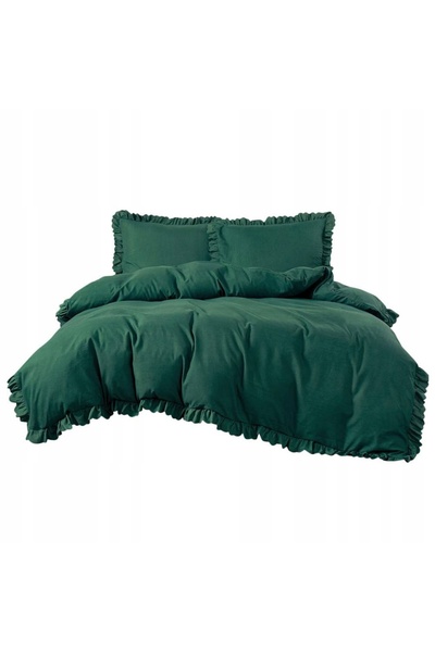 Łóżkoholicy Lenjerie de pat florală 160x200 două huse SET LUX PREMIUM FFB-2595