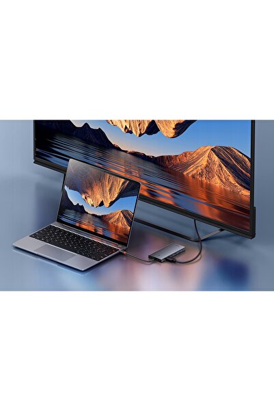 Baseus Adaptor HUB 13 în 1 Seria PortalJoy USB-C HDMI DP VGA USB-A PD RJ45 SD...