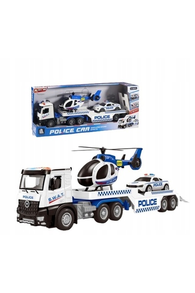 Norimpex Jucărie pentru copii: Mașină de poliție, Ambulanță, cu lumini și sun...