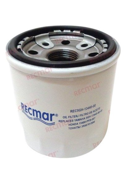 Recmar Filtru de ulei Yamaha Honda Tohatsu Mercury Marine 9.9CP-115CP 5GH-134...
