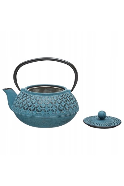 Secret de Gourmet Ceainic din fontă albastru retro 18 cm 1l