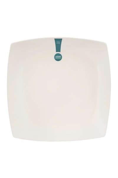 ALTOM DESIGN Set de farfurii 6 bucăți farfurii de masă farfurii pătrate Stand...
