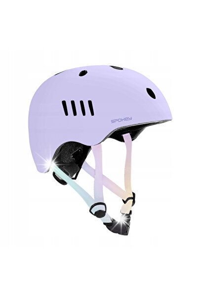 Spokey Cască de bicicletă reglabilă, pentru patine cu rotile, bicicletă, trot...