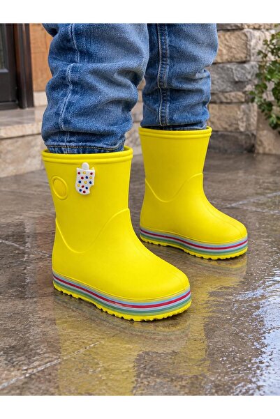 lucky shoes İthal Sargı Çocuk Yağmur Çizmesi Yağmur Botu