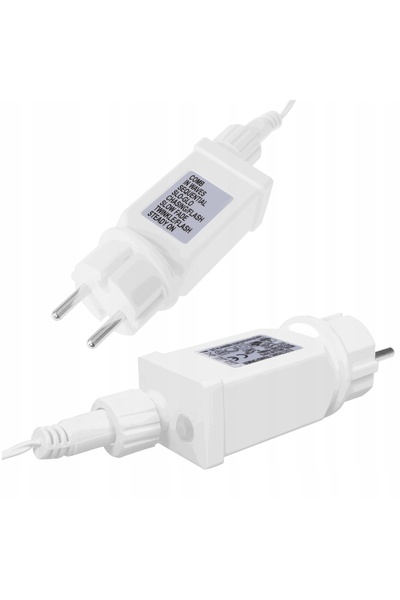 Springos Lumini tip perdea de Crăciun pentru exterior, 300 LED-uri, 14,5m, al...