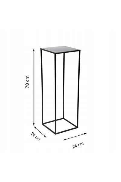 HowHomely Suport pentru plante și flori, stand metalic vertical, stil loft, n...