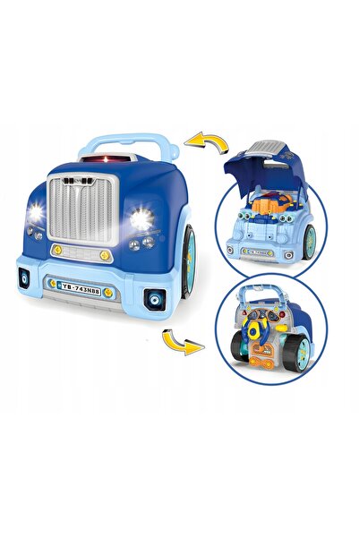 Norimpex Motor de camion albastru pentru predare, cu efect de răsucire manual...